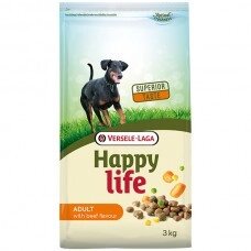 Happy Life Adult with Beef flavouring ХеППІ ЛАЙФ ГОВ'ЯДИНА сухий преміумкорм для собак усіх порід 15 кг