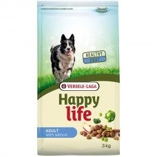 Happy Life Adult with Salmon ХеППІ ЛАЙФ ЛОСОбудь сухий преміумкорм для собак усіх порід 15 кг