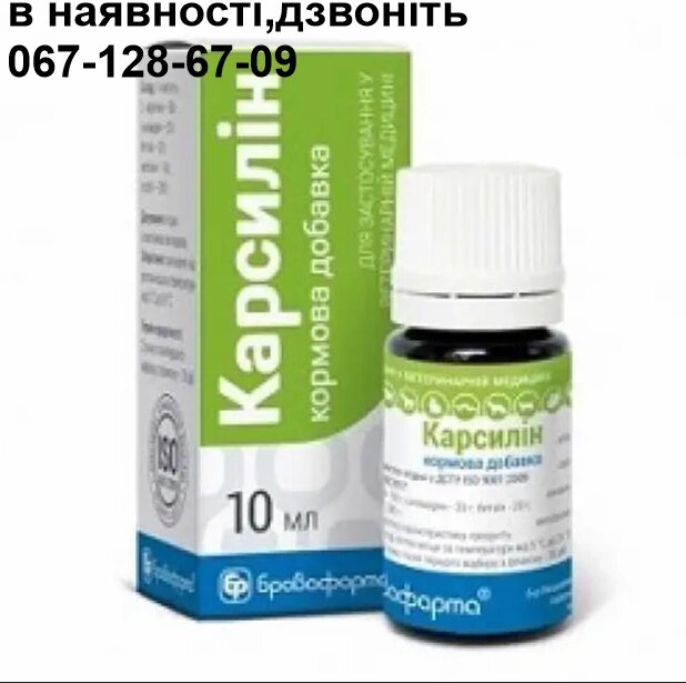 Карсилин розчин для перорального застосування, 10 мл, Бровафарма від компанії Медовий Рай - фото 1