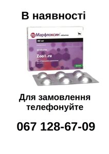 Марфлоксин 10% антибактеріальний ін'єкційний 100 мл (марбофлоксацин) КRКА