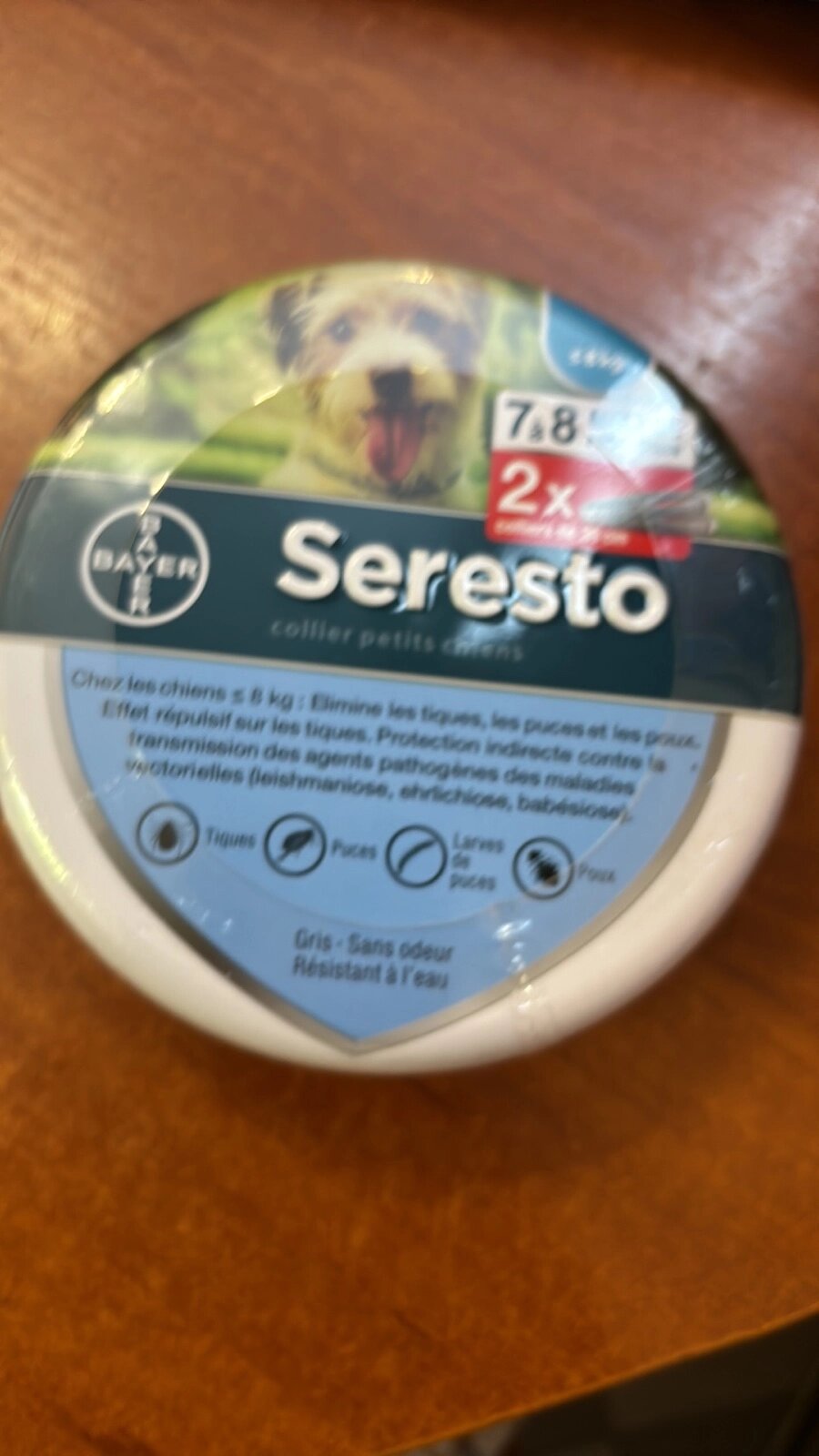 Нашийник проти кліщів Bayer Seresto Vet для собак больше 8 кг від компанії Медовий Рай - фото 1