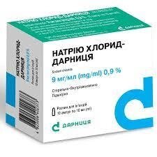 Натрій хлористий 0,9% р-н (10 мл) від компанії Медовий Рай - фото 1