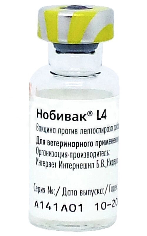 Нобівак L4 вакцина проти лептоспірозу собак від компанії Медовий Рай - фото 1