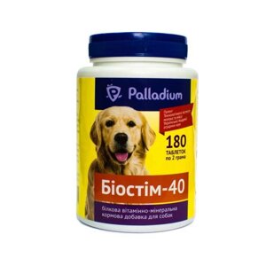 Palladium Біостим-40, білкова вітамінно-мінеральна домішка, у таблетках (180 табл)