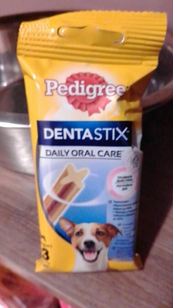 Pedigree Dentastix Палочки для підтримки здоров'я зубів у собак дрібних порід (педигри) від компанії Медовий Рай - фото 1