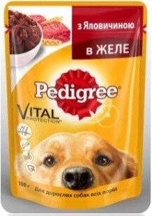 Pedigree корм з яловичиною в желе - 100 г (педігрі) від компанії Медовий Рай - фото 1