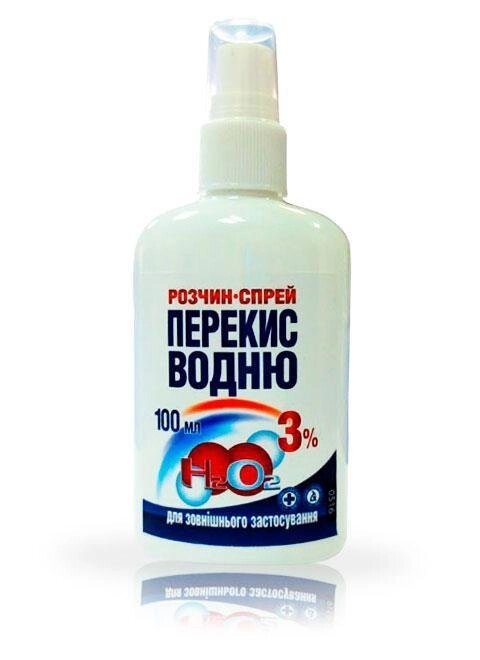 Перекис водню 3% спрей, 100 мл, O. L. KAR. (Олкар) від компанії Медовий Рай - фото 1