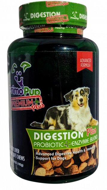 Прімо Пап Преміум Плюс Травлення 60 жув. табл. для собак (США) від компанії Медовий Рай - фото 1