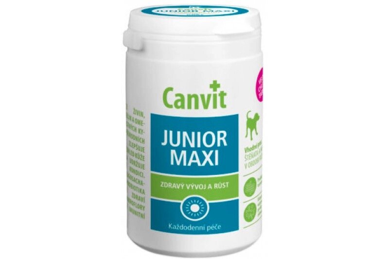 Сanvit JUNIOR MAXI - Юніор Максі - мультивітамінний комплекс для цуценят та молодих собак великих порід - 230 г від компанії Медовий Рай - фото 1