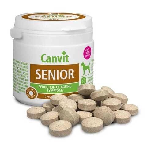 Сanvit Senior for dogs 100g - уповільнення старіння для літніх собак від компанії Медовий Рай - фото 1