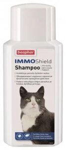 Шампунь Beaphar Imomo Shield Shampoo for Cats від блох, кліщів і комарів для котів 200 мл