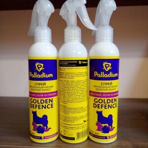 Спрей проти паразитів Palladium Golden Defence 100 мл (паладіум голден дефенс) для собак і кішок