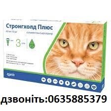 Стронгхолд Плюс 60 мг/10 мг краплі для котів 5-10 кг від компанії Медовий Рай - фото 1