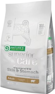 Сухий корм для собак Nature's Protection Super Care Sensitive Skin&Stomach Adult Small Breeds 1.5 кг