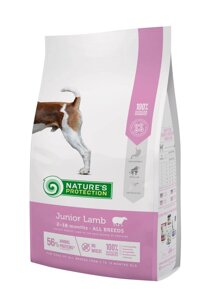 Сухий корм Nature Protection Junior Lamb All Breeds, для цуценят всіх порід, з ягнятком, 2 кг