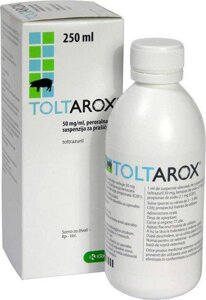 Толтарокс 5%толтразурил), 1 фл. х 250 мл