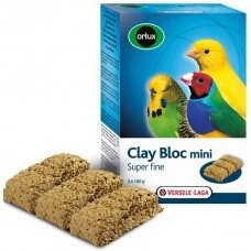 Versele-Laga Orlux Clay Bloc Mini ВЕРСЕЛЕ ЛАГА ОРЛАКС мінеральний блок з глиною для дрібних птахів 0,54 кг від компанії Медовий Рай - фото 1