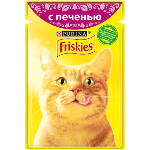 Вологий корм для кішок Purina Friskies в підливі від компанії Медовий Рай - фото 1