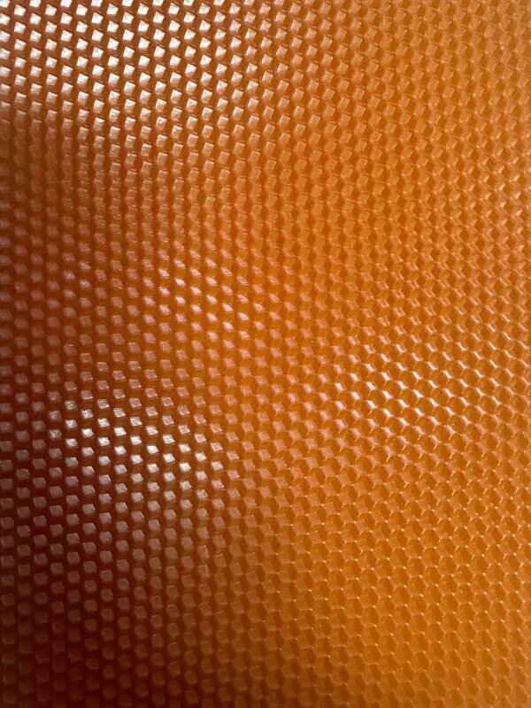 Вощина декоративна колір “помаранчевий” (1 лист) від компанії Медовий Рай - фото 1