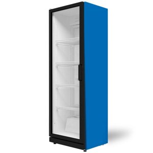 Холодильна шафа зі скляними дверима на 350 л