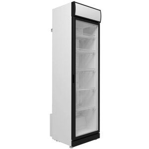 Холодильна шафа зі скляними дверима на 350 літрів Smart Cool