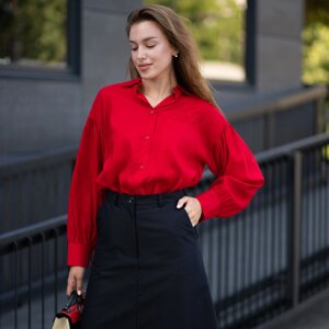Блузка жіноча червона р. XL
