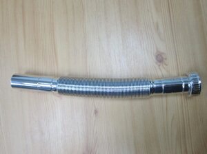 Гнучка гофрована труба 32 мм, 40 мм (хром, Італія)