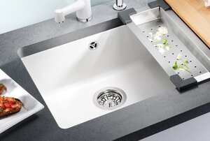 Кухонна гранітна мийка Blanco Subline (Rotan) 500-U white