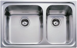 Мийка кухонна з нержавіючої сталі TEKA CLASSIC 2B 80 мікродекор (11119055)