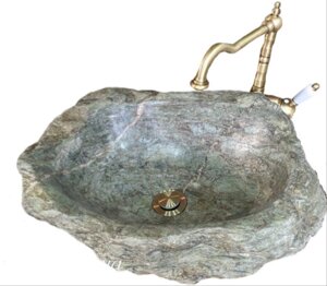 Умивальник ексклюзивний з природного каменю (раковина) 540 мм х 420 мм х 170 (h)