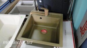 Гранітна мийка Aquasanita - Helika Nova SQN 100 ( 301) бронза