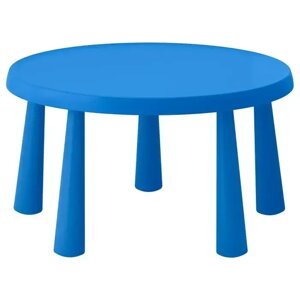 Стіл дитячий IKEA MAMMUT синій 903.651.80 (вітрина)