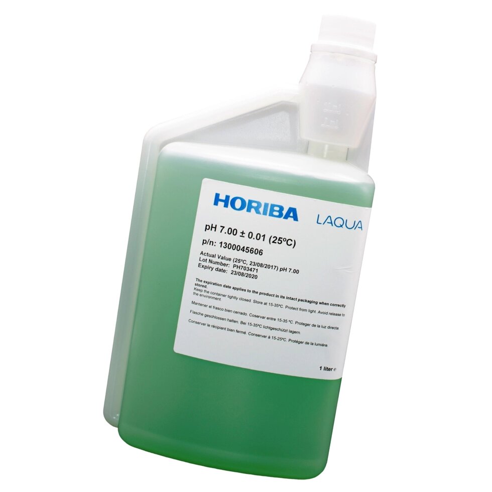Буферних розчин для pH-метрів HORIBA 1000-PH-7 (7.00 pH, 1000 мл) від компанії ТОВ "УкрАналітіка" - фото 1