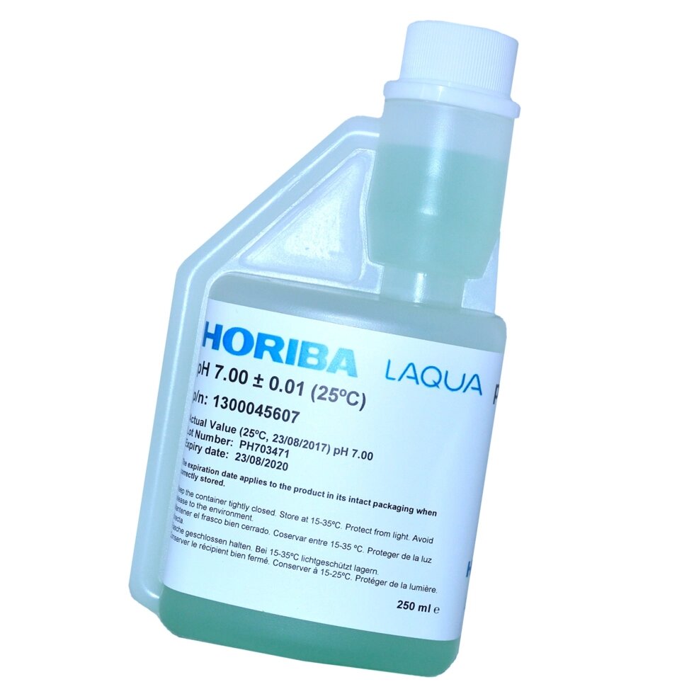 Буферних розчин для pH-метрів HORIBA 250-PH-7 (7.00 pH, 250 мл) від компанії ТОВ "УкрАналітіка" - фото 1