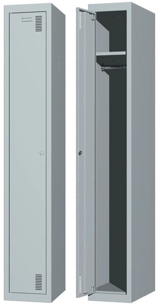 Лабораторна шафа для одягу UOSlab металева білого кольору від компанії ТОВ "УкрАналітіка" - фото 1