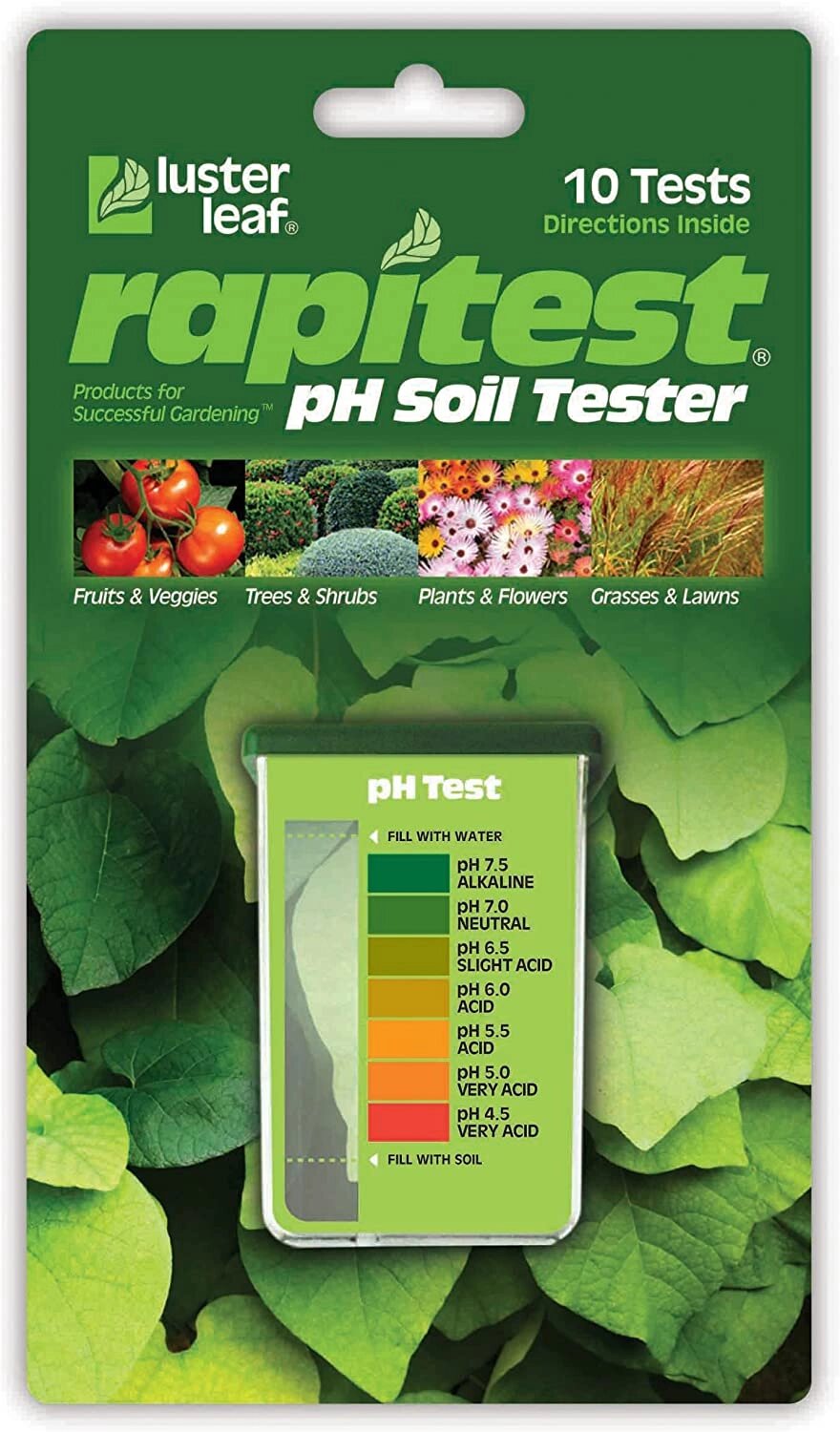 Набір тестів для визначення pH ґрунту (10 тестів) RAPITEST 1612 від компанії ТОВ "УкрАналітіка" - фото 1