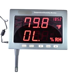 Настінний термогігрометр EZODO HT-360D (TM-185D)