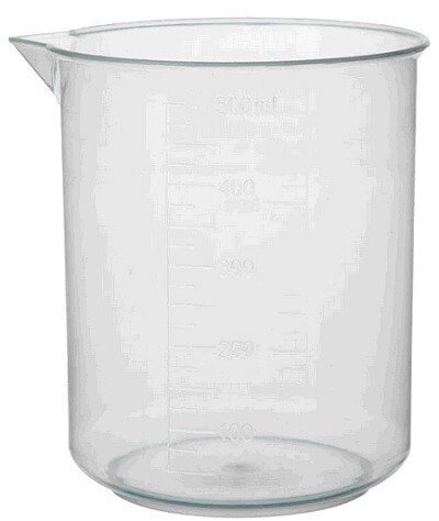 Склянка лабораторна низький з носиком 100 мл, поліпропілен від компанії ТОВ "УкрАналітіка" - фото 1