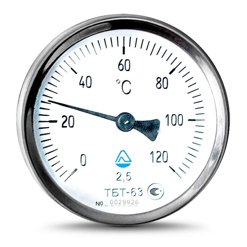 Термометр біметалічний ТБТ від компанії ТОВ "УкрАналітіка" - фото 1