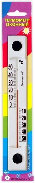 Термометр побутовий віконний ТО-3, скло від компанії ТОВ "УкрАналітіка" - фото 1