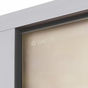 Скляні двері для хамама GREUS Premium 70/190 бронза