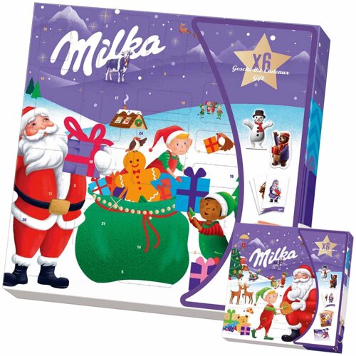 Адвент Календарь Milka Advent со сладостями и игрушками 143g (1345667522)  купить в Киеве за 1499 грн