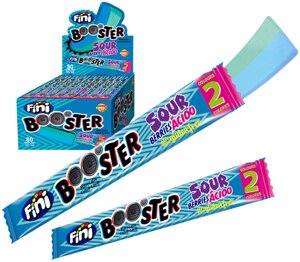 Блок кислих жувальних цукерок Fini Booster Sour Berries 80pc (до 09.2023)