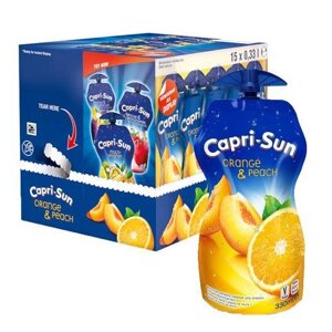 Блок соку Capri Sun Апельсин Персик, 15 x 330мл