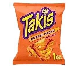 Чипси Takis Intense Nacho Cheese Flavored Rolled Cheesy Tortilla Chips 28.4g