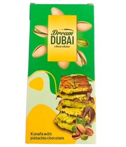 Дубайський шоколад з фісташковою пастою та катаїфі Dream Dubai Chocolate 200г