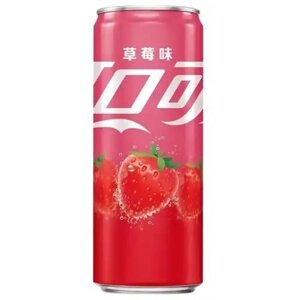 Газований напій Coca-Cola Strawberry China 330ml