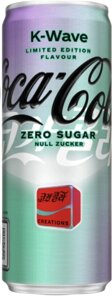 Газований напій Coca-Cola K-Wave zero sugar limited edition flavour 330ml