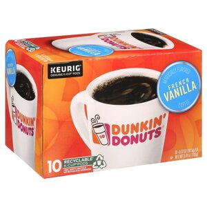 Капсули для кави Dunkin' French Vanilla Flavored Coffee 105г