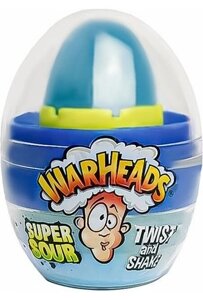 Кисла цукерка Warheads Super Sour Twist and Shake Eggo 18g Блакитна малина